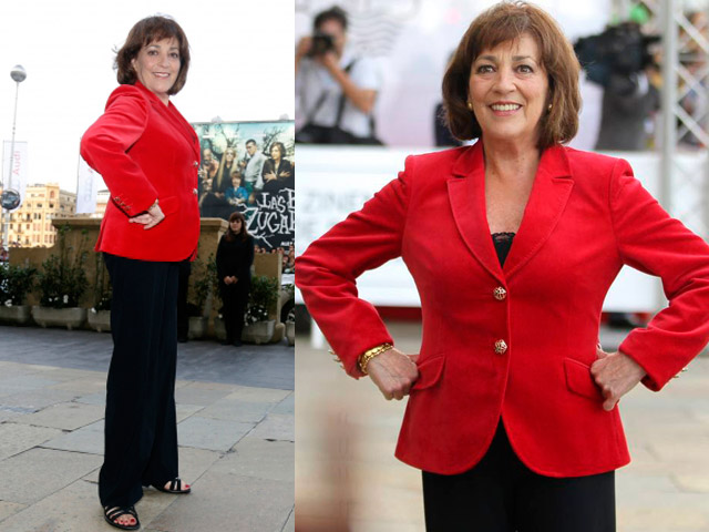 Carmen Maura en Zinemaldia en Donostia