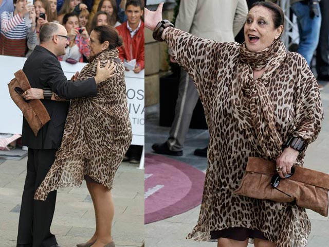 Terele Pavez en Zinemaldia en Donostia